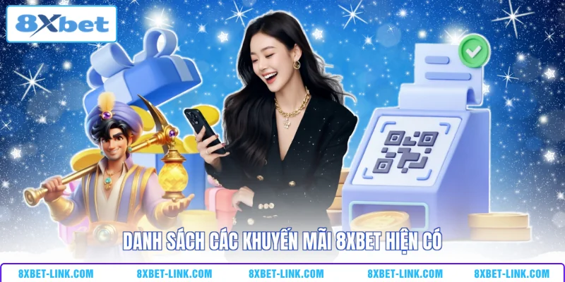 Khuyến mãi 8xbet Danh sách các khuyến mãi 8XBET hiện có