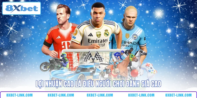 Cá Cược Thể Thao 8XBET Lợi nhuận cao là điều người chơi đánh giá cao